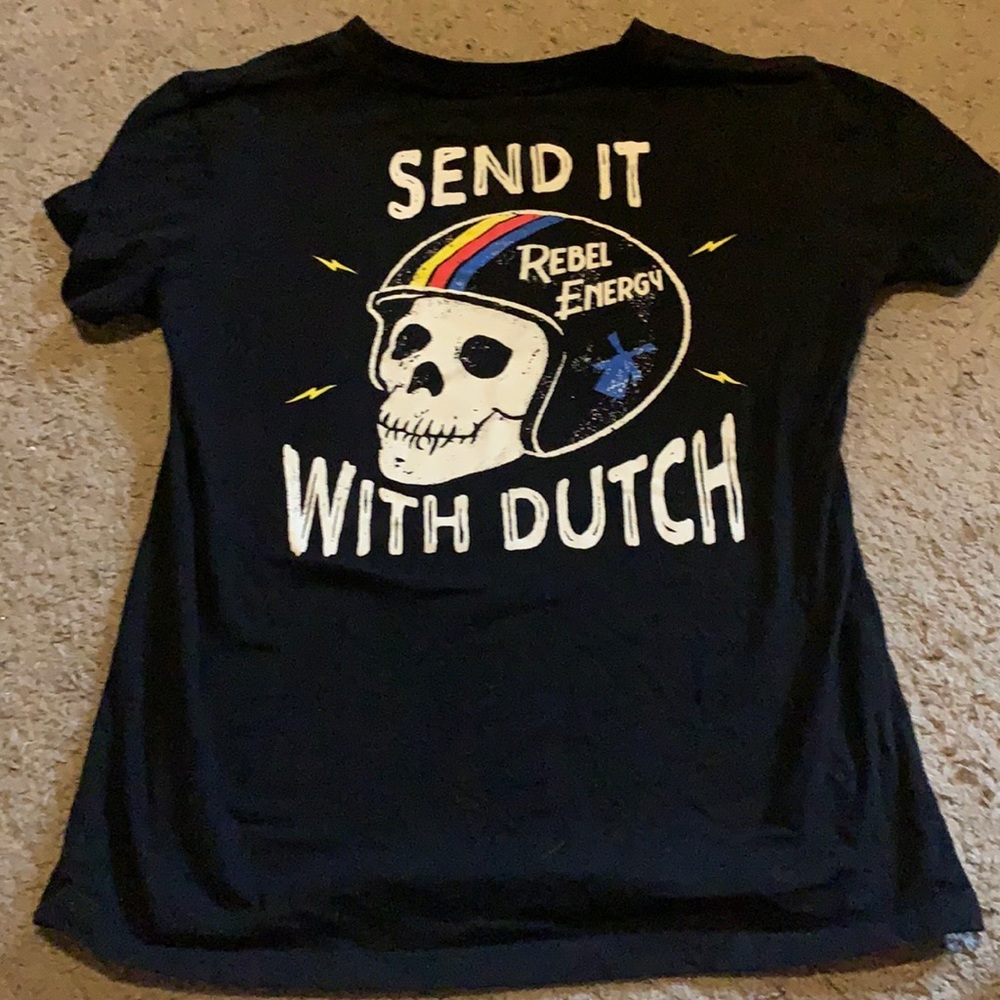 Skeleton Dutch Bros Shirt RARE